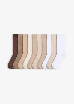 Lot de 10 paires de chaussettes en coton majoritaire