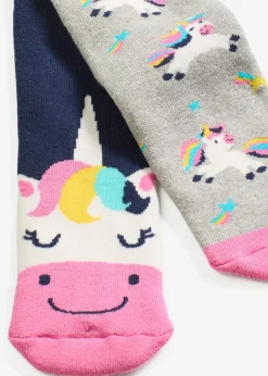 Lot de 2 paires de chaussettes thermiques enfant