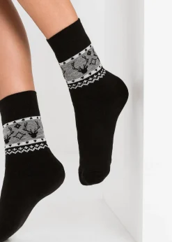 Lot de 4 paires de chaussettes thermiques unisexes