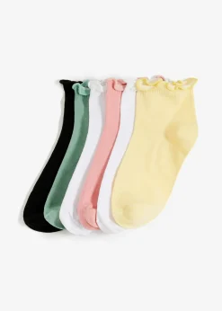 Lot de 6 paires de socquettes en coton majoritaire