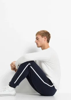 Lot de 2 pantalons de jogging à détails contrastants