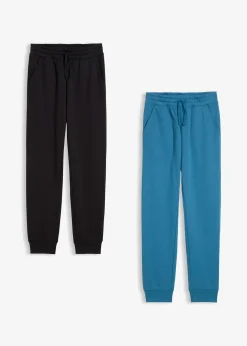 Lot de 2 pantalons de jogging doux en coton mélangé