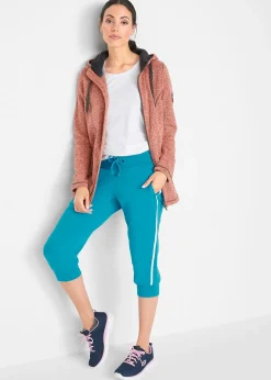 Lot de 2 pantalons de jogging en coton, longueur 3/4