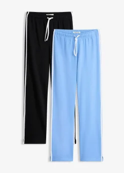 Lot de 2 pantalons en molleton épais 100% coton