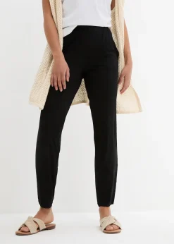 Lot de 2 pantalons en viscose avec taille confortable