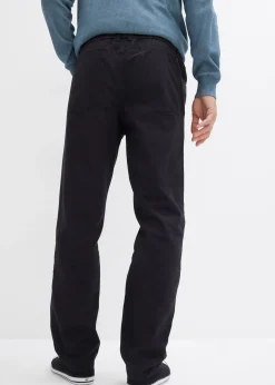 Lot de 2 pantalons regular, droits à taille élastiquée