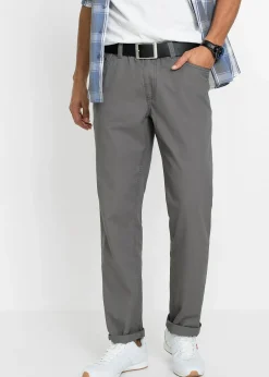 Lot de 2 pantalons regular, droits à taille élastiquée
