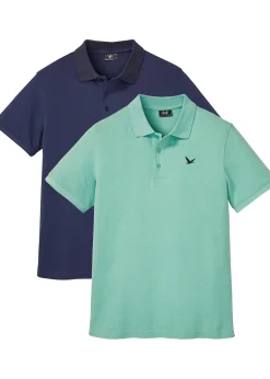Lot de 2 polos 100% coton
