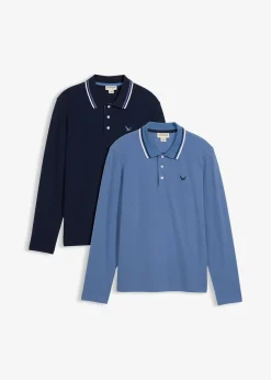 Lot de 2 polos 100% coton