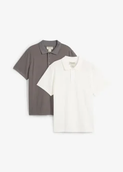 Lot de 2 polos 100% coton