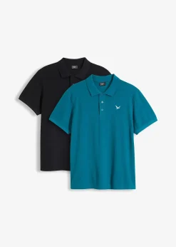 Lot de 2 polos 100% coton