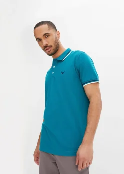 Lot de 2 polos en maille piquée 100% coton