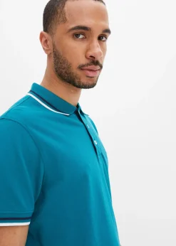 Lot de 2 polos en maille piquée 100% coton