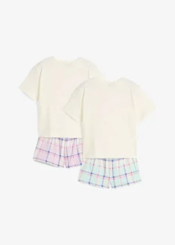 Lot de 2 pyjashorts 100% coton