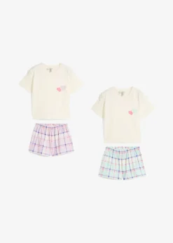 Lot de 2 pyjashorts 100% coton