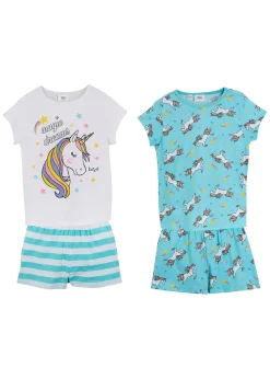 Lot de 2 pyjashorts (ens. 4 pces)