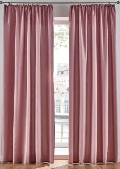Lot de 2 rideaux en microfibre