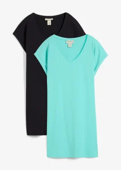 Lot de 2 robes en jersey 100% coton