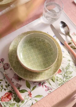 Lot de 4 sets de table à imprimé floral