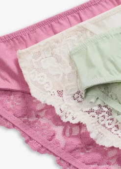 Lot de 6 slips à dentelle