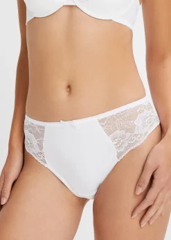 Lot de 4 slips à dentelle