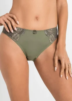 Lot de 2 slips avec dentelle