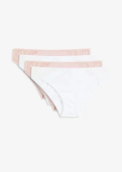 Lot de 4 slips avec dentelle