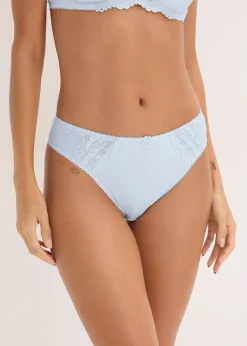 Lot de 2 slips avec dentelle