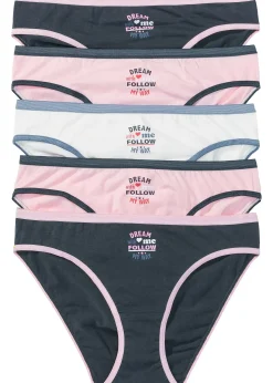 Lot de 5 slips coton