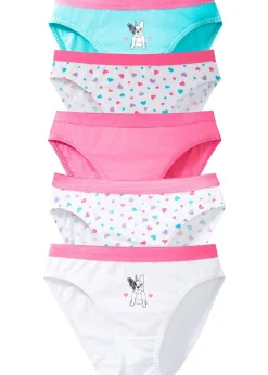 Lot de 5 slips coton