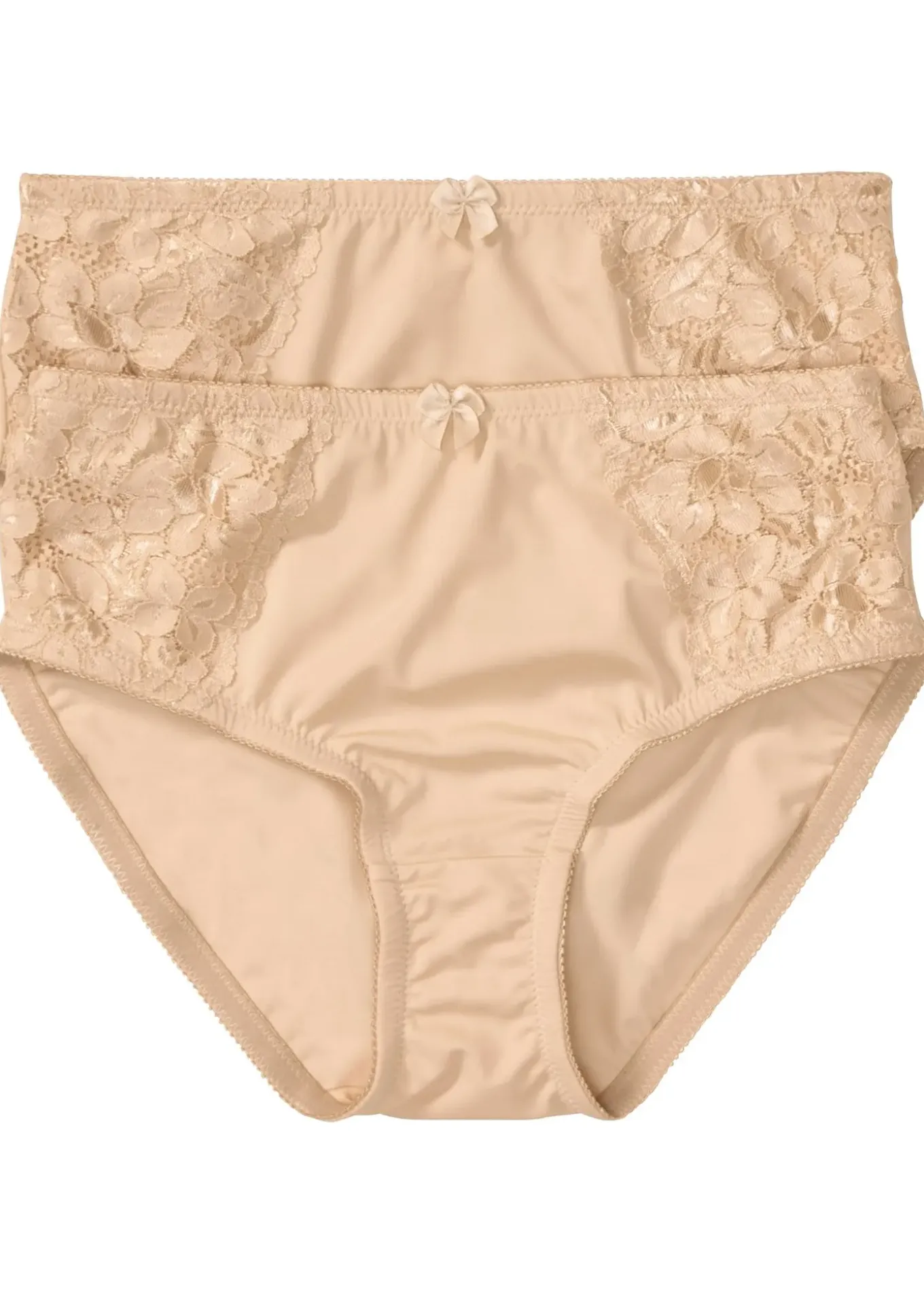 Lot de 2 slips maxi avec dentelle
