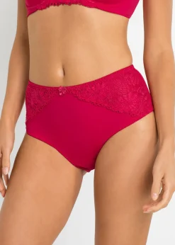 Lot de 2 slips maxi avec dentelle