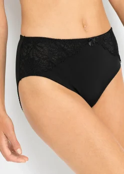 Lot de 2 slips maxi avec dentelle