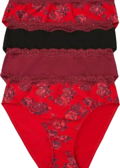 Lot de 4 slips Maxi coton