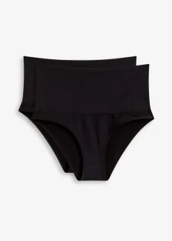 Lot de 2 slips sculptants sans coutures, maintien modéré