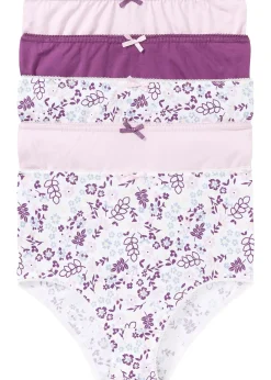 Lot de 5 slips taille haute