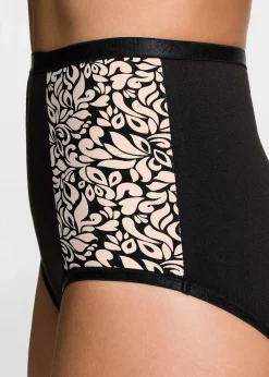 Lot de 4 slips taille haute coton
