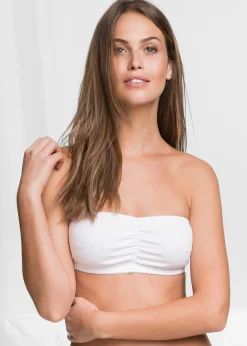 Lot de 2 soutiens-gorge bandeau coton jusqu’au bonnet B