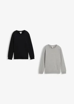 Lot de 2 sweats 100% coton