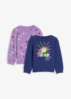 Lot de 2 sweats 100% coton