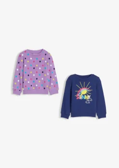 Lot de 2 sweats 100% coton