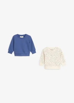Lot de 2 sweats 100% coton
