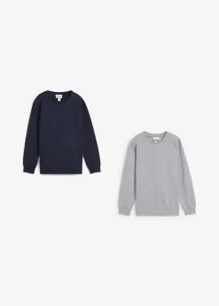 Lot de 2 sweats doux en coton mélangé