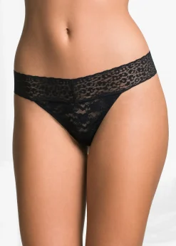 Lot de 2 tangas en dentelle
