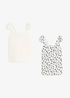 Lot de 2 tops 100% coton