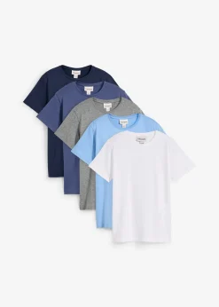 Lot de 5 T-shirts 100% coton