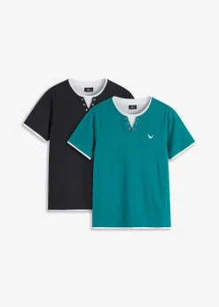 Lot de 2 T-shirts 2 en 1