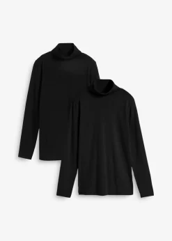 Lot de 2 T-shirts col roulé