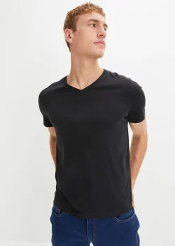 Lot de 3 T-shirts col V