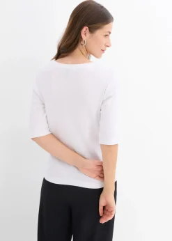 Lot de 2 t-shirts en coton côtelé